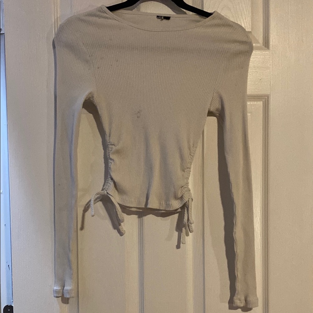 Cute white long sleeve.